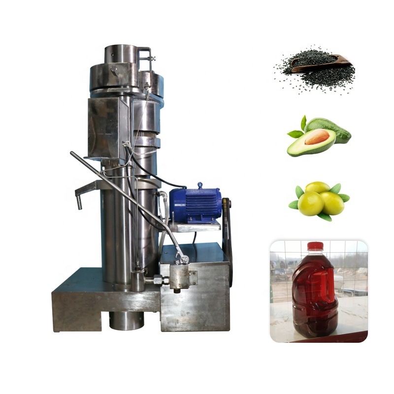 Auto cold press avocado oil machine cold oil presser 60Mpa hydraulic oil press machine