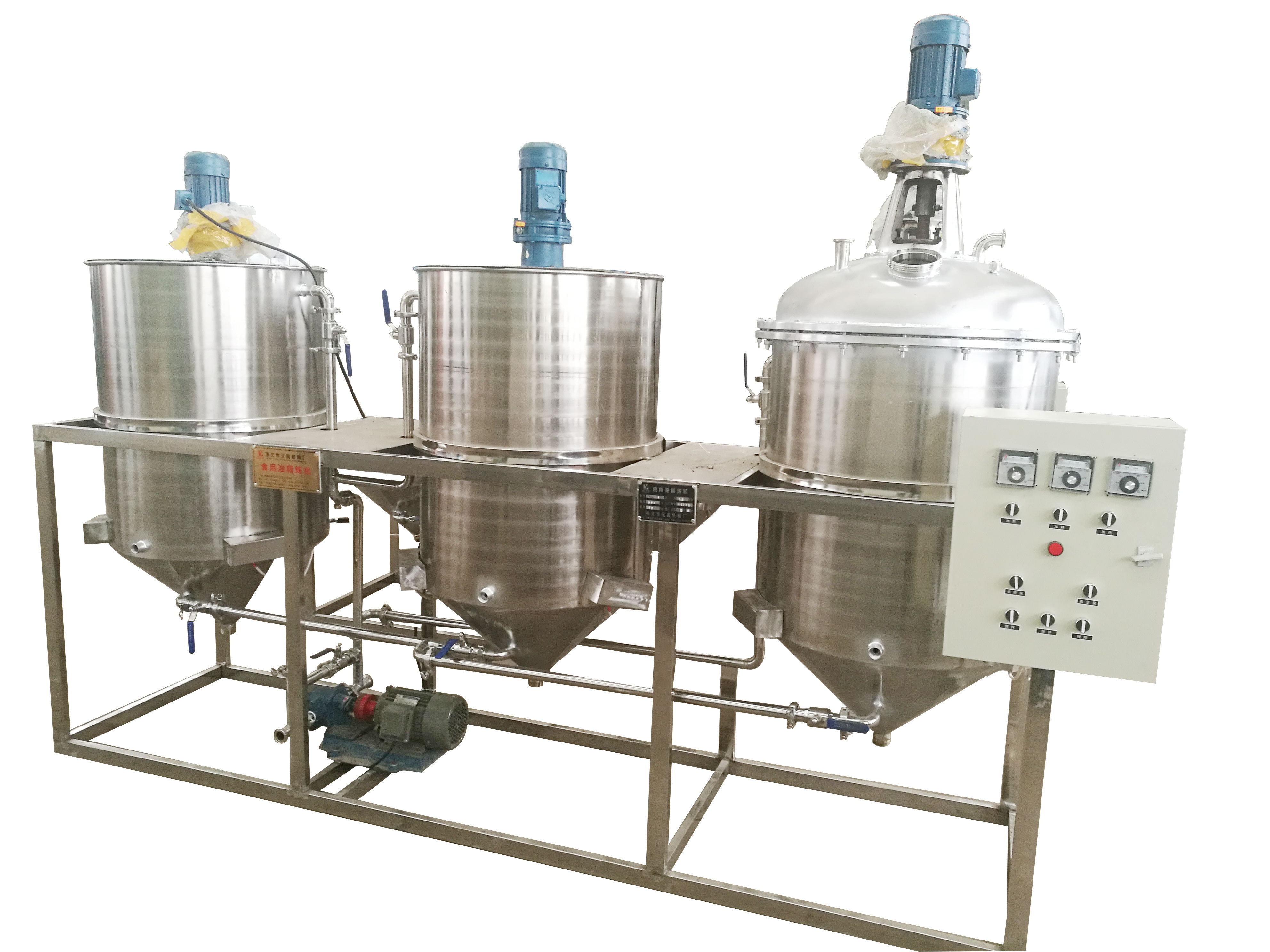 Cooking oil refinery equipment groundnut oil production palm oil refining machine