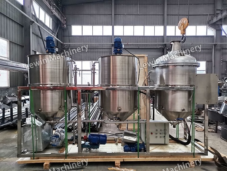 Cooking oil refinery equipment groundnut oil production palm oil refining machine