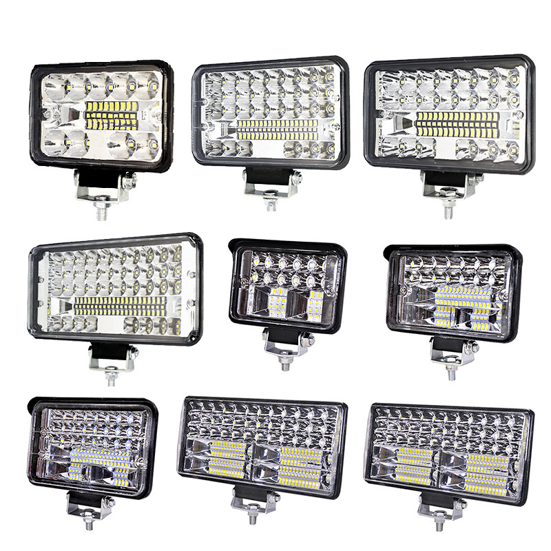 Super bright 24V 12V Spot LED work light 3 4 5 6inch 48W offroad led light for Off road Car 4WD Truck Tractor Boat Led lights