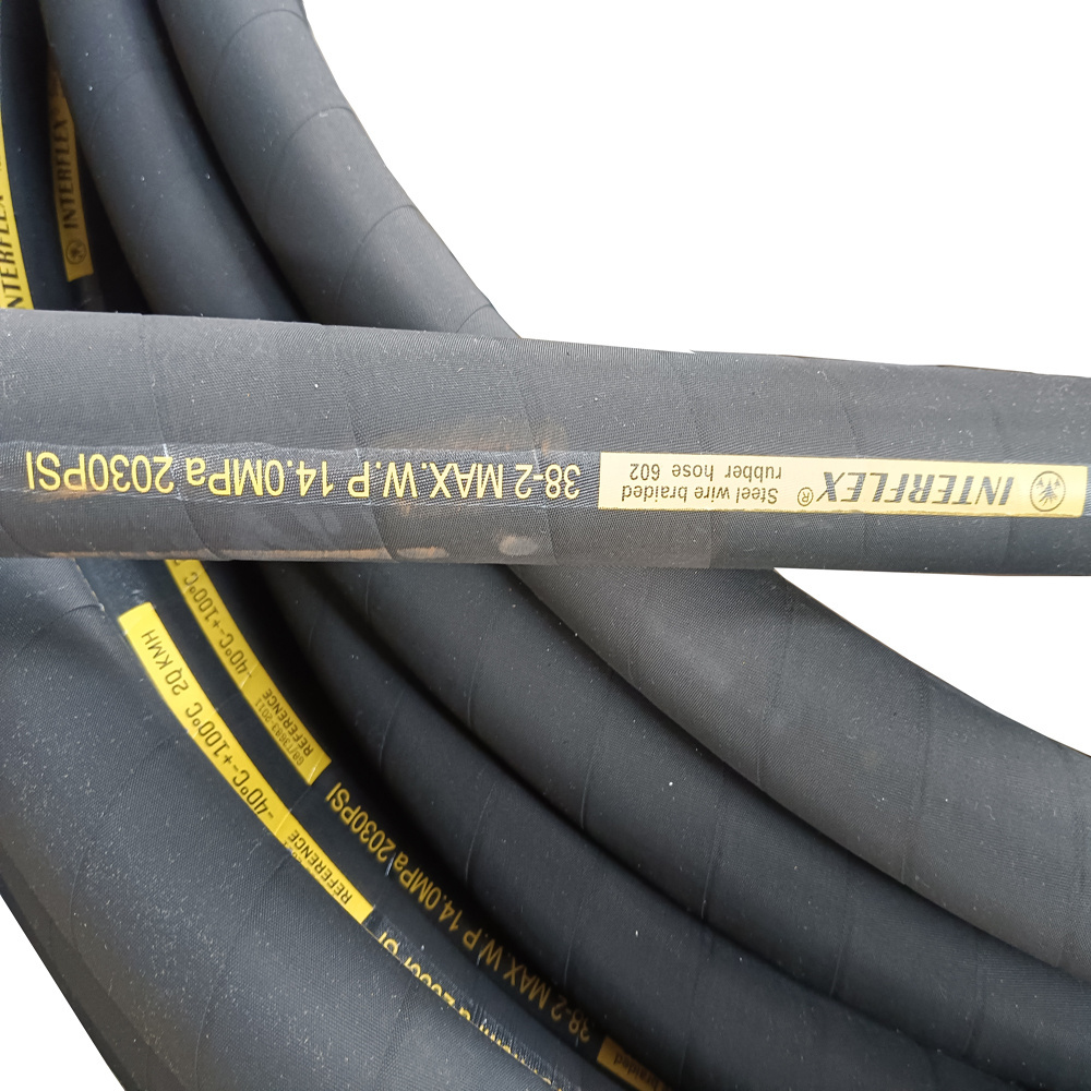 3/8 Inch 602 Hydraulic Rubber Hose 300 bar High Pressure Flexible Hose