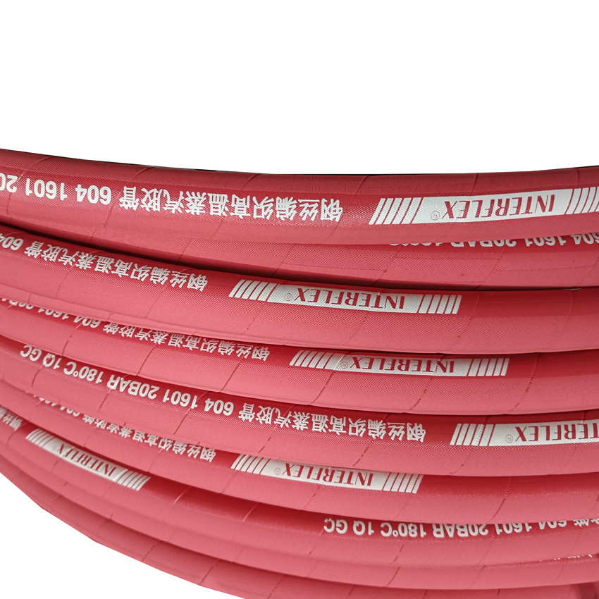 Custom Industrial Flexible Fiber Reinforced High Pressure Epdm Fire Resistant High Temperature Heater Rubber Hoses Tube Pipe