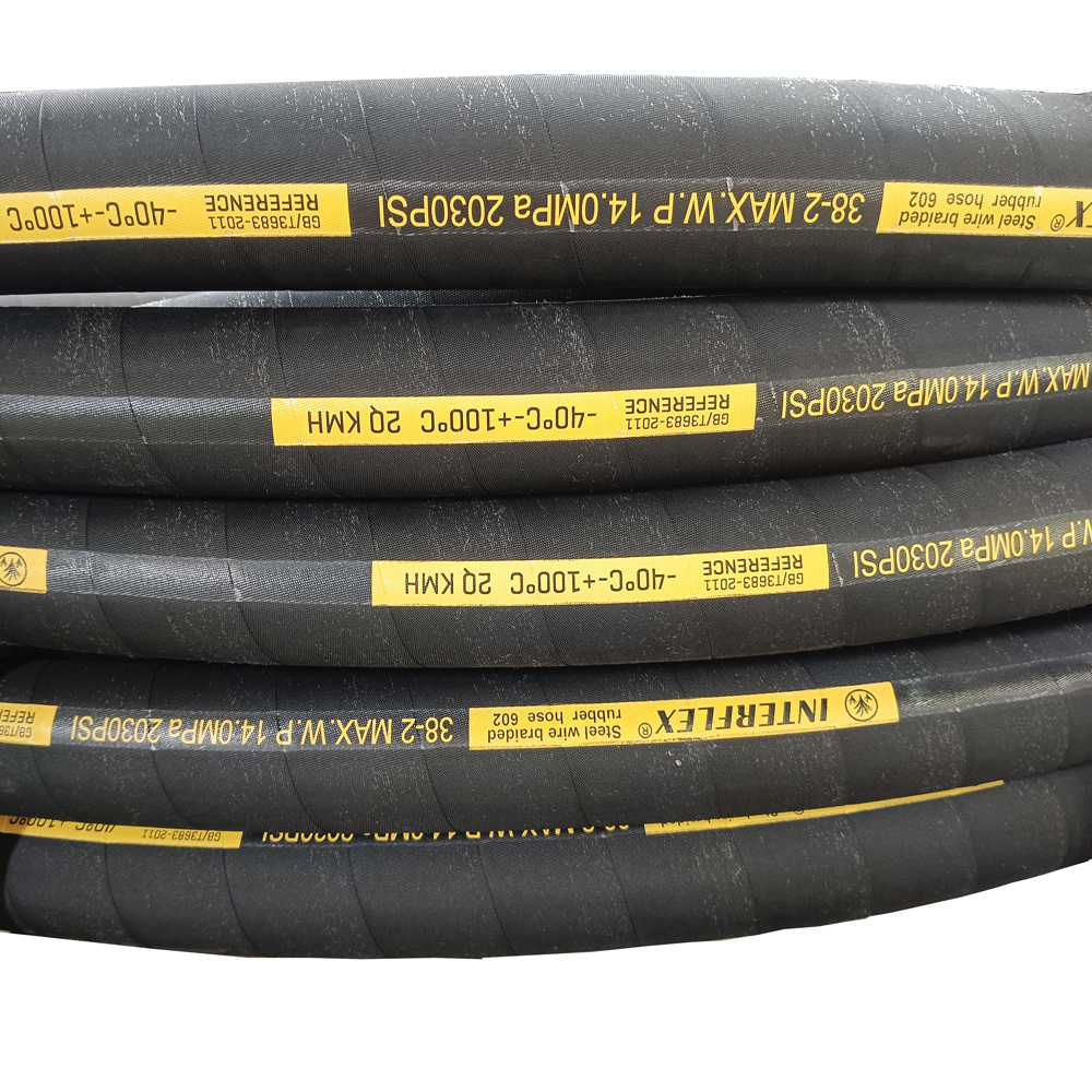 3/8 Inch 602 Hydraulic Rubber Hose 300 bar High Pressure Flexible Hose