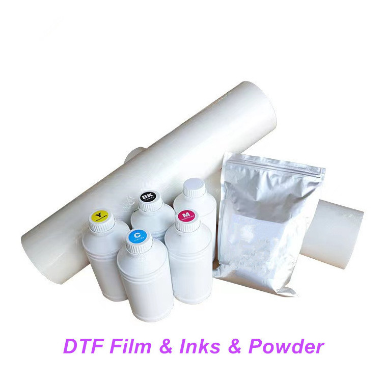 Recyclable A3 A4 DTF transfer heat press ready film 60cm 33cm dtf printer dtf transfer directly to film for T shirt Clothing