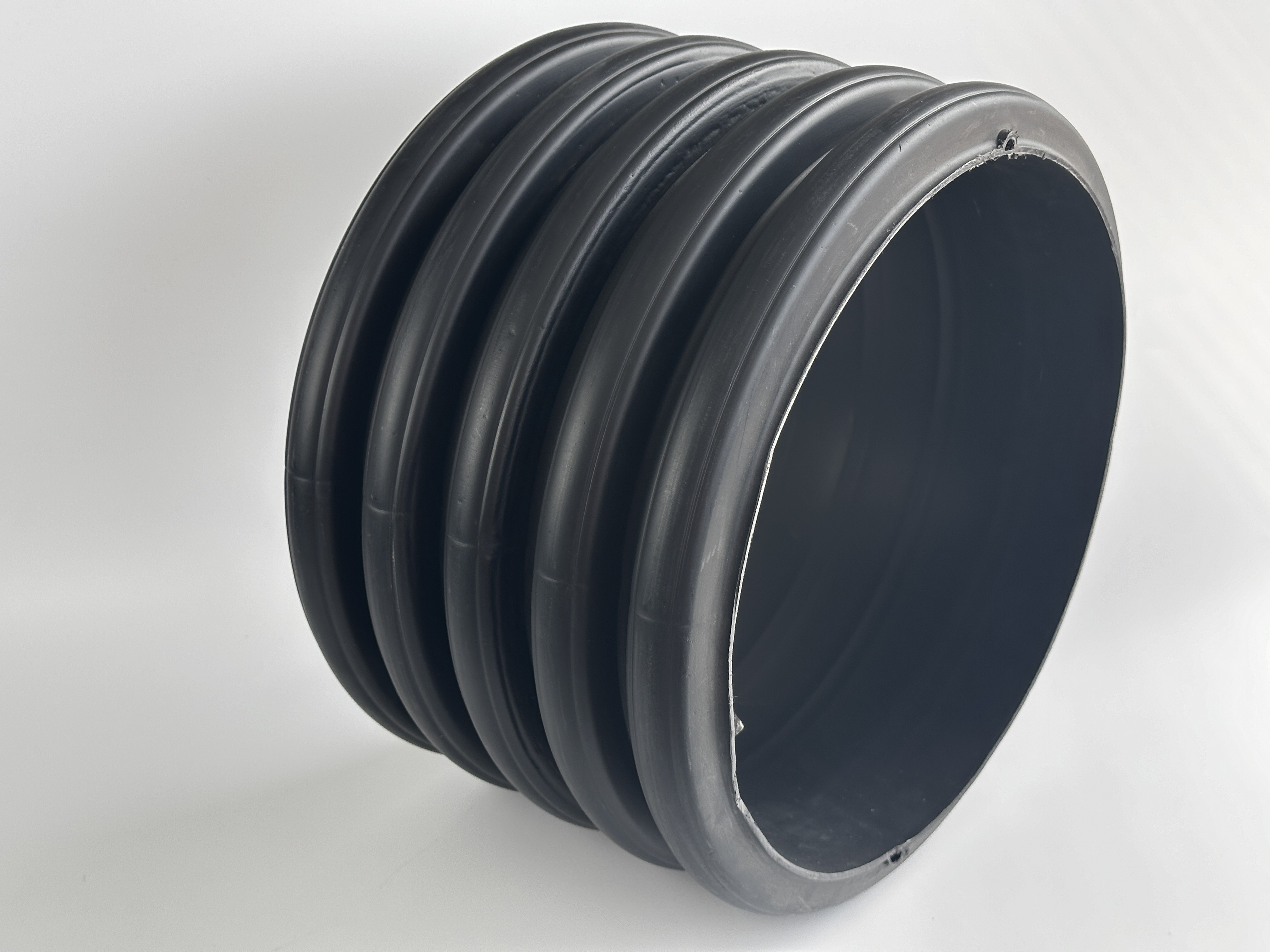 Plastic Black Polyethylene Drainage Culvert SN8 500mm Double Wall Corrugated Drainage Hdpe Sewage Pipes