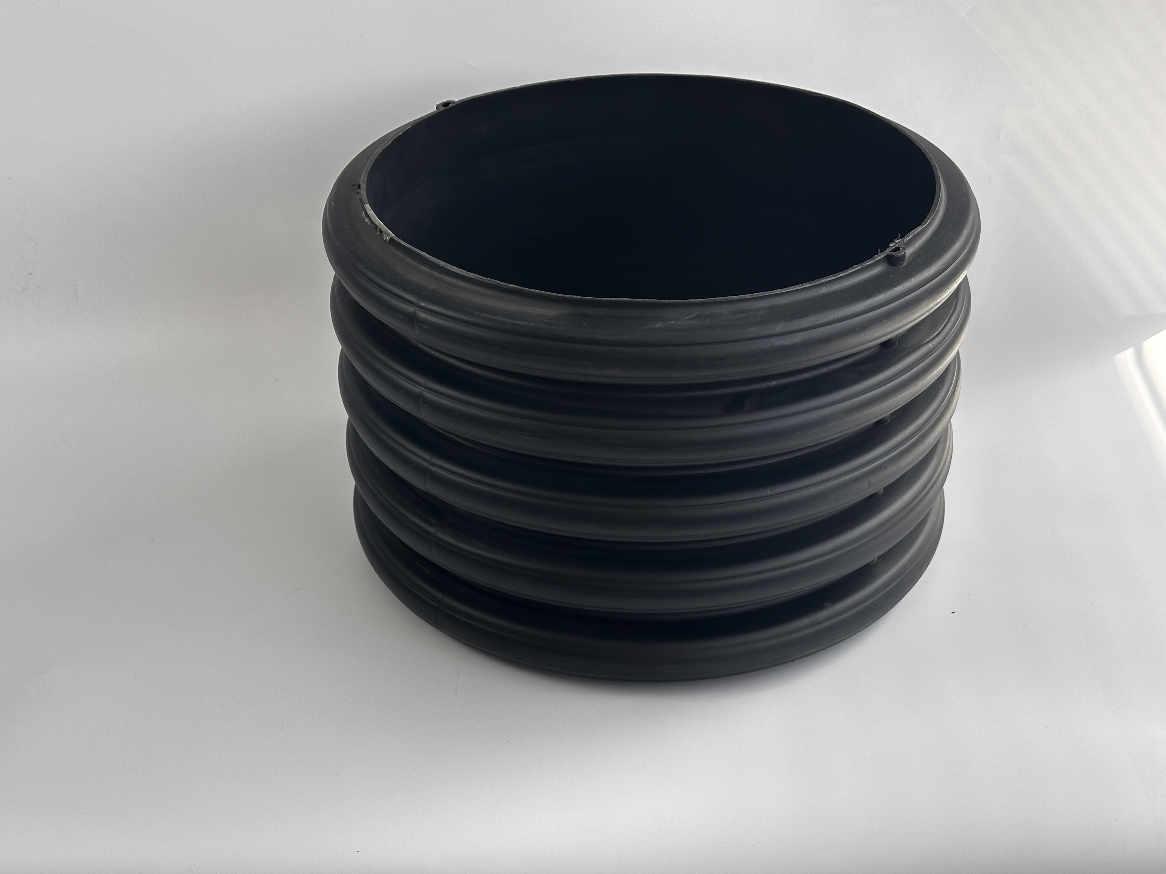 Plastic Black Polyethylene Drainage Culvert SN8 500mm Double Wall Corrugated Drainage Hdpe Sewage Pipes