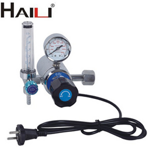 electric heated co2 gas regulator