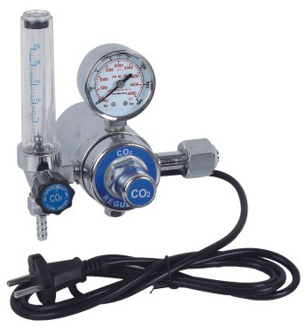 electric heated co2 gas regulator