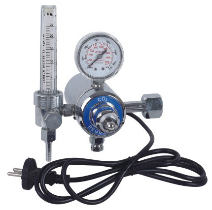 electric heated co2 gas regulator