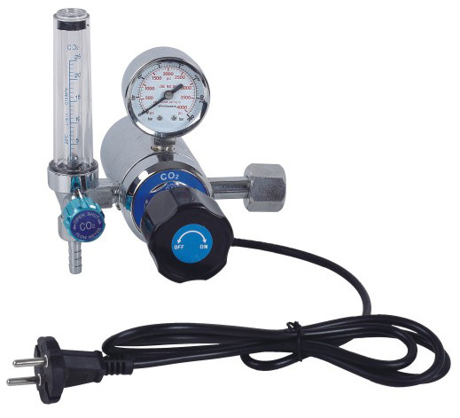 electric heated co2 gas regulator