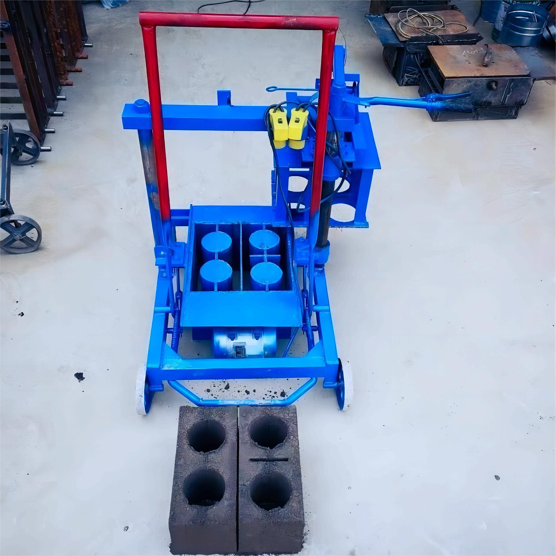 Automatic hydraulic small brick making machine interlocking paving cement block forming machine for sale