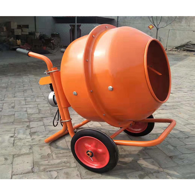 Hot sale small portable motor engine self loading drum concrete cement mixer For construction industry