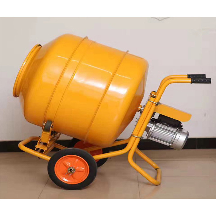 Hot sale small portable motor engine self loading drum concrete cement mixer For construction industry