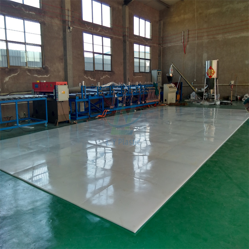 UV resistant synthetic ice 4x8 plastic hdpe sheet for skating rink