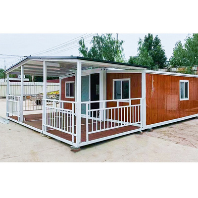 Extended Foldable Prefab Container Homes/40ft Folding Living Container/expandable Cabin Foldable Container House