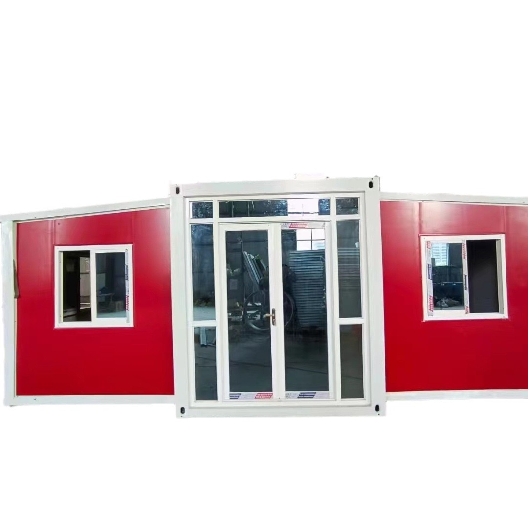 Extended Foldable Prefab Container Homes/40ft Folding Living Container/expandable Cabin Foldable Container House