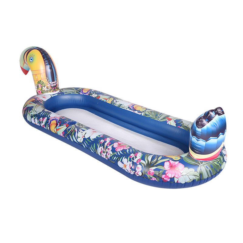 Custom Portable Floating Water Hammock Lounger Pool Inflatable Water Hammock with Inflatable Rafts in beach