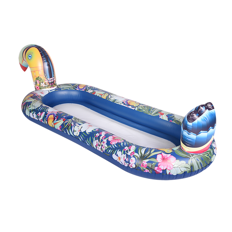 Custom Portable Floating Water Hammock Lounger Pool Inflatable Water Hammock with Inflatable Rafts in beach