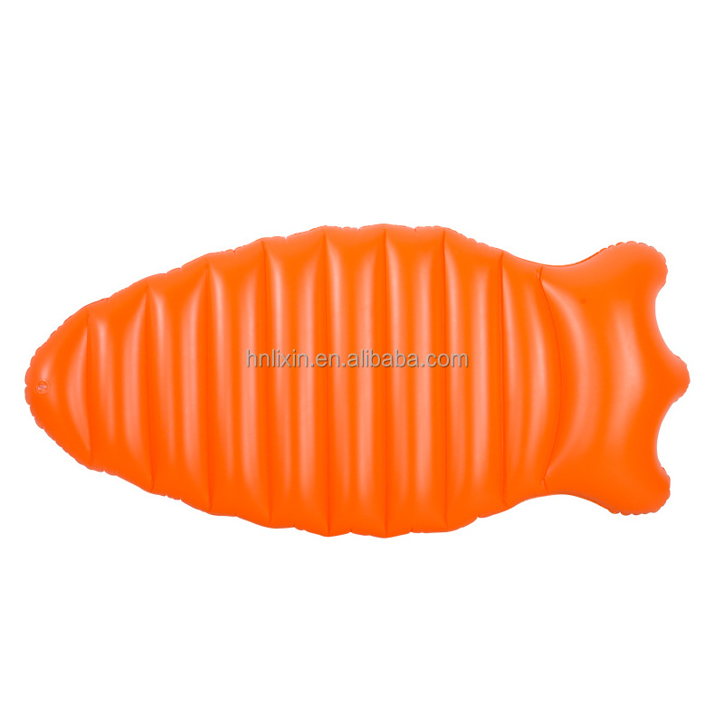 Water Floating funny outdoor pool toys carrot floating bed vegetable inflatable swimming pool float mattress