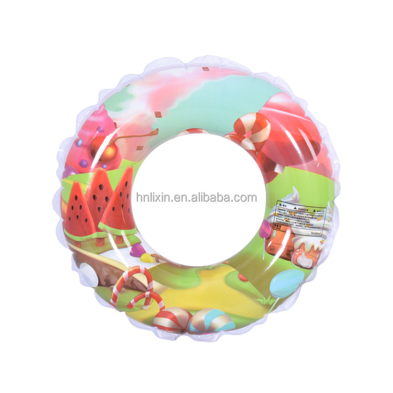 Factory  customize PVC pool inflatable swim ring donut swimming pool tube pool floats for adults water tube toys