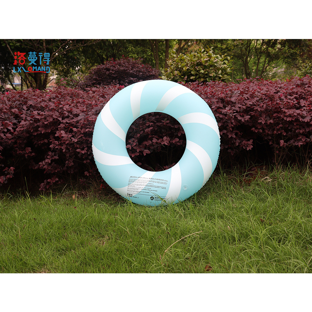 Customize logo pvc inflatable swim ring for adults and kids inflatable swimming circles outdoor swimming floats