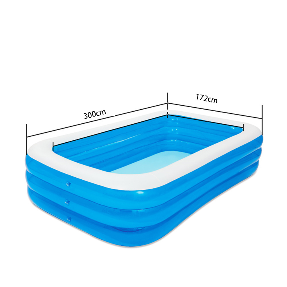 Wholesale custom above ground Large inflatable pool for kids outdoor family lounge pools kids swimming pool