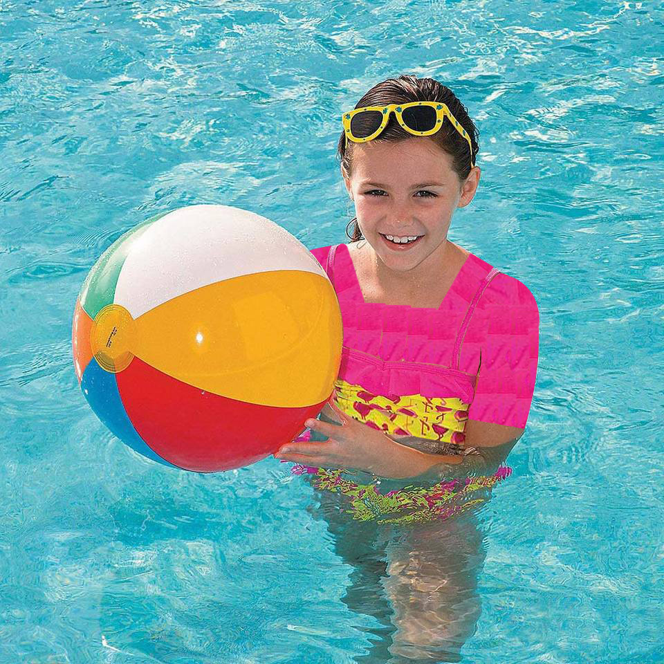 Custom inflatable beach ball Clear PVC inflatable pool toys Sea entertainment toys beach hitting ball for kids and adult