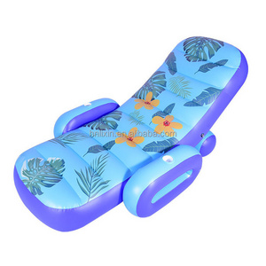 Factory Customization Beach recliner Inflatable Pool Float inflatable lounge chair adult Swimming floatie Pool lounger