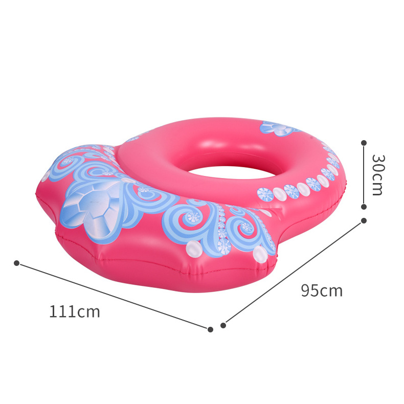 Princess Pink Inflatable Diamond Ring float Inflatable sea Lounge Outdoor pvc swim ring inflatable tube swimming pool float