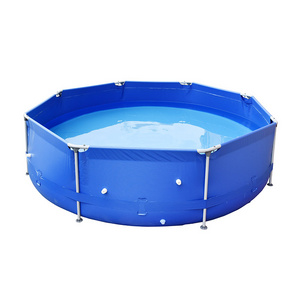 Summer kids Portable Swimming Pool Outdoor Backyard Above Ground Swimming Pool family steel Metal Frame Pool