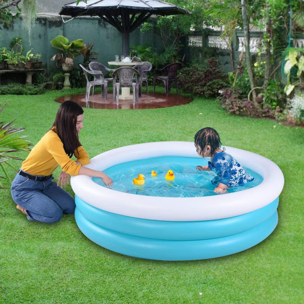 Factory customize large inflatable piscina backyard above ground kiddie pools outdoor inflatable pool for kids