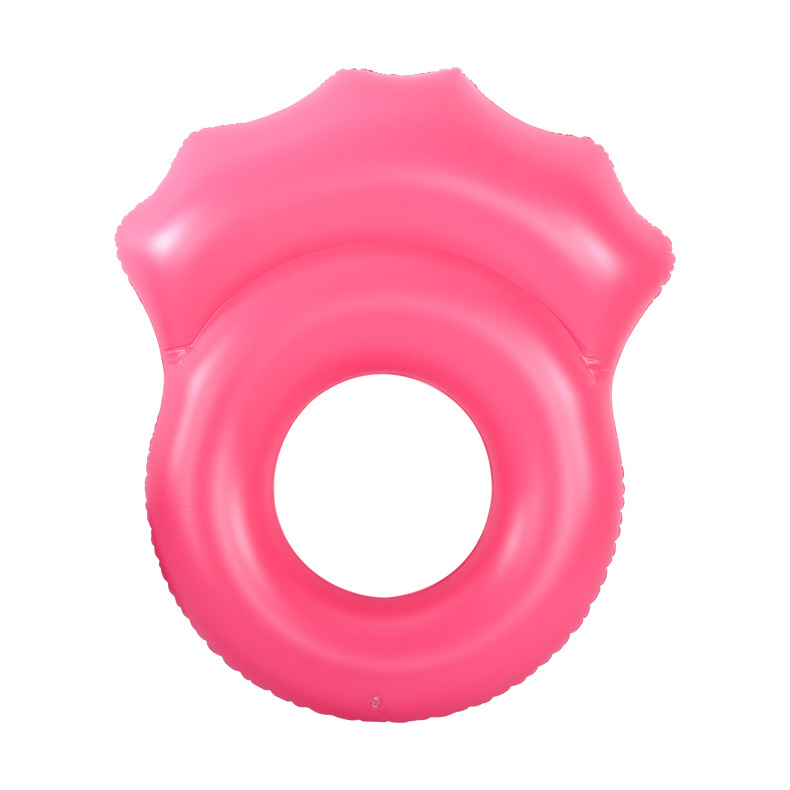 Princess Pink Inflatable Diamond Ring float Inflatable sea Lounge Outdoor pvc swim ring inflatable tube swimming pool float