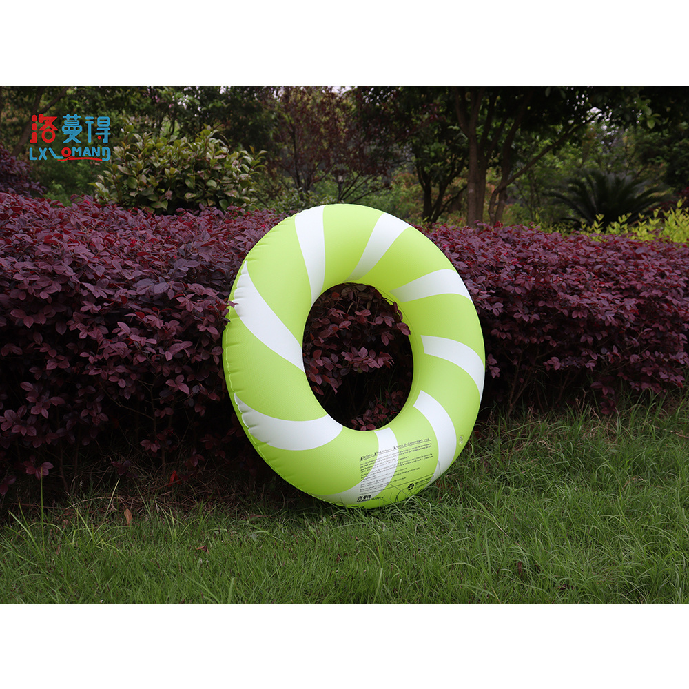 Customize logo pvc inflatable swim ring for adults and kids inflatable swimming circles outdoor swimming floats