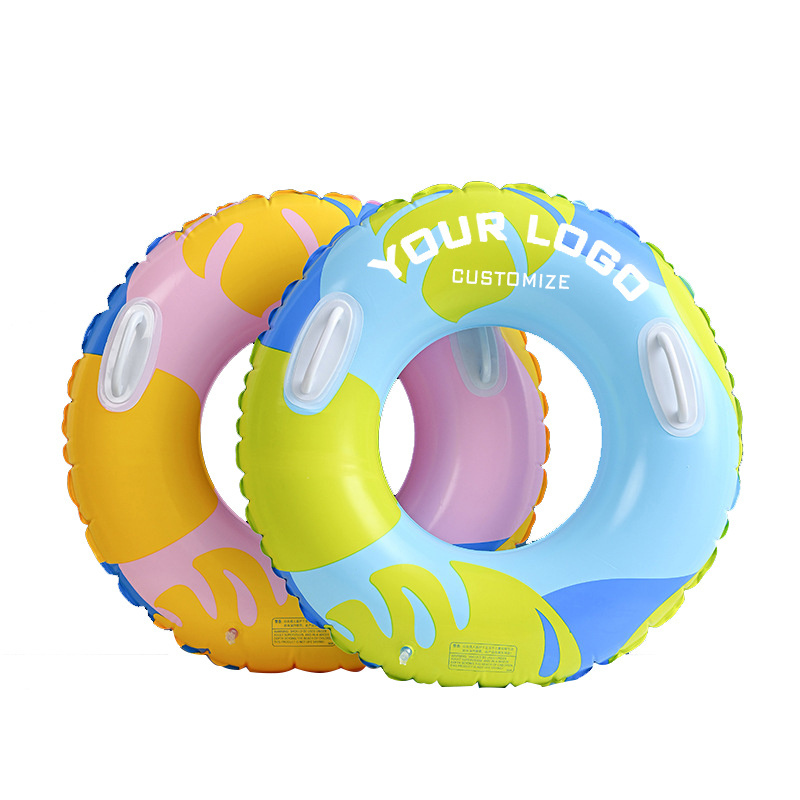 Factory  customize PVC inflatable swim ring donut swimming pool tube pool floats for adults water tube toys