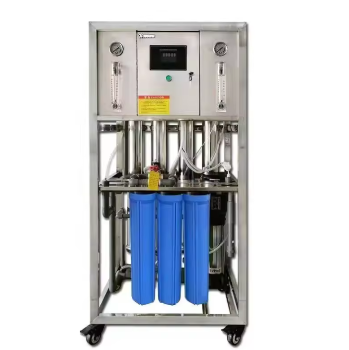 500LPH Pure water reverse osmosis system industrial RO water filter water treatment plant purifier