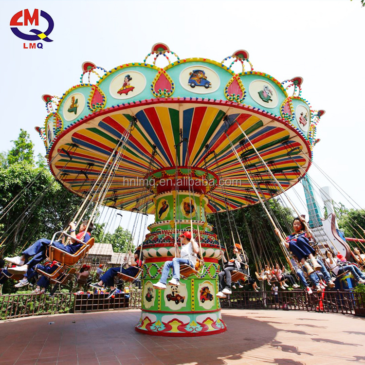 Outdoor fairground Games Manege Forain Swinger Flying Chairs for Sale