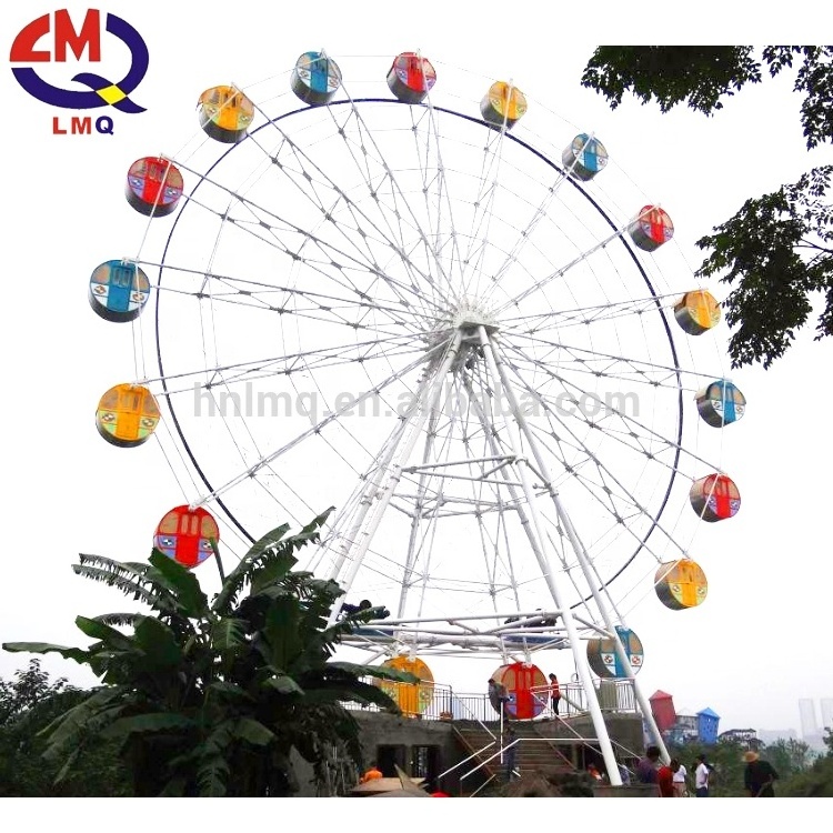 Aire condition fan ground theme park 45m ferris/Ferris Wheel Amusement Ride/China Supplier Big Led light two face Ferris Wheel