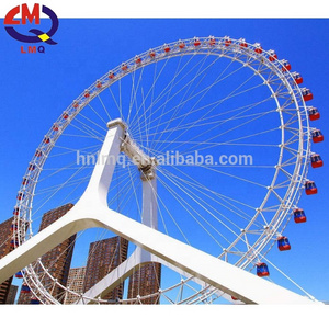 Aire condition fan ground theme park 45m ferris/Ferris Wheel Amusement Ride/China Supplier Big Led light two face Ferris Wheel