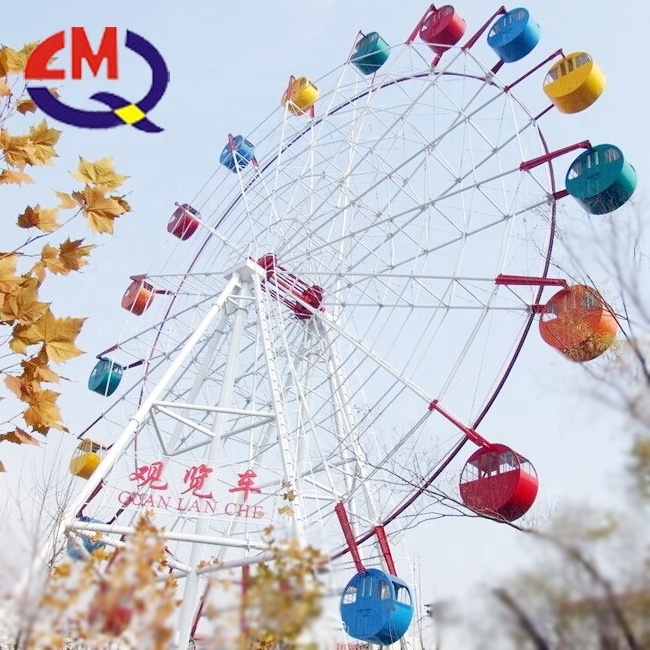 Aire condition fan ground theme park 45m ferris/Ferris Wheel Amusement Ride/China Supplier Big Led light two face Ferris Wheel