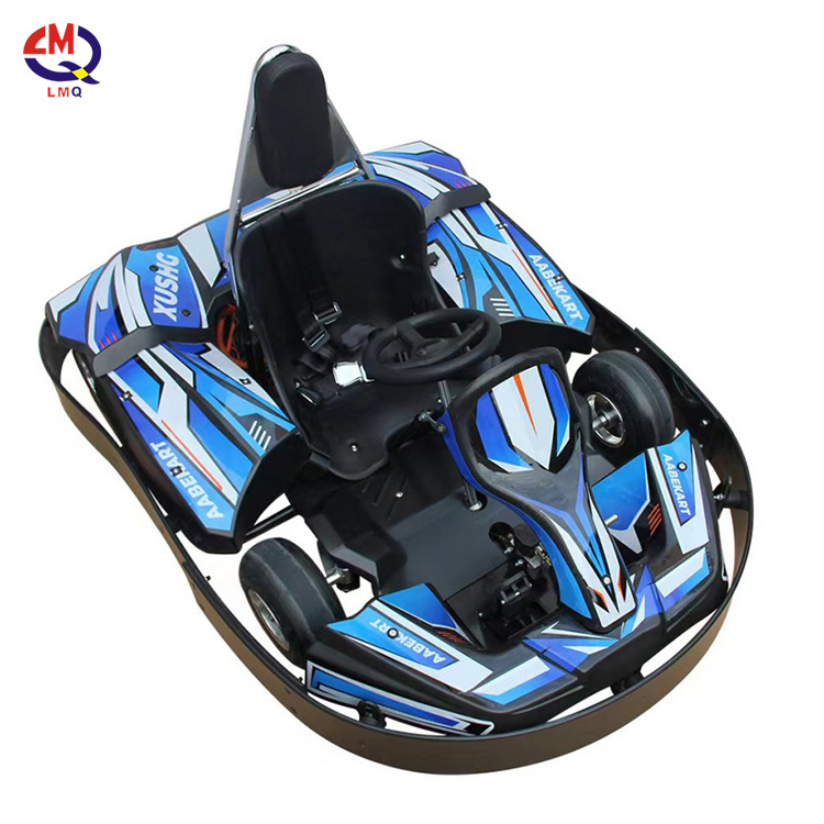 Electric Racing Go Karting Cars 350W Double Driving Big Power Pedal Go Karts For Kids Adult 48V 12Ah Go Kart