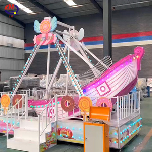 Trailer Carnival Rides Amusement Park Rides Mini Pirate Ship With Trailer Indoor Playground Small Pirate Ship Rides