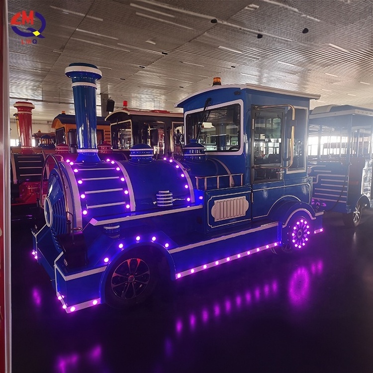 Amusement rides!!!park fun shopping mall train trackless fiberglass train rides for kids children train diesel for street