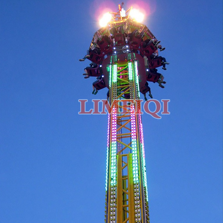 amusement equipment ride free fall tower theme park drop tower rides for sale amusement sky flying tower rides