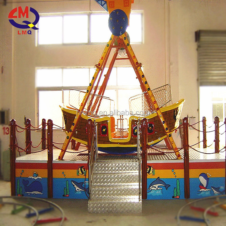 12 Seat Mini Swing Pirate Ship Viking Rides Amusement Park Equipment for Sale