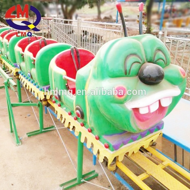 Attractive indoor amusement theme park rides roller coaster for kids