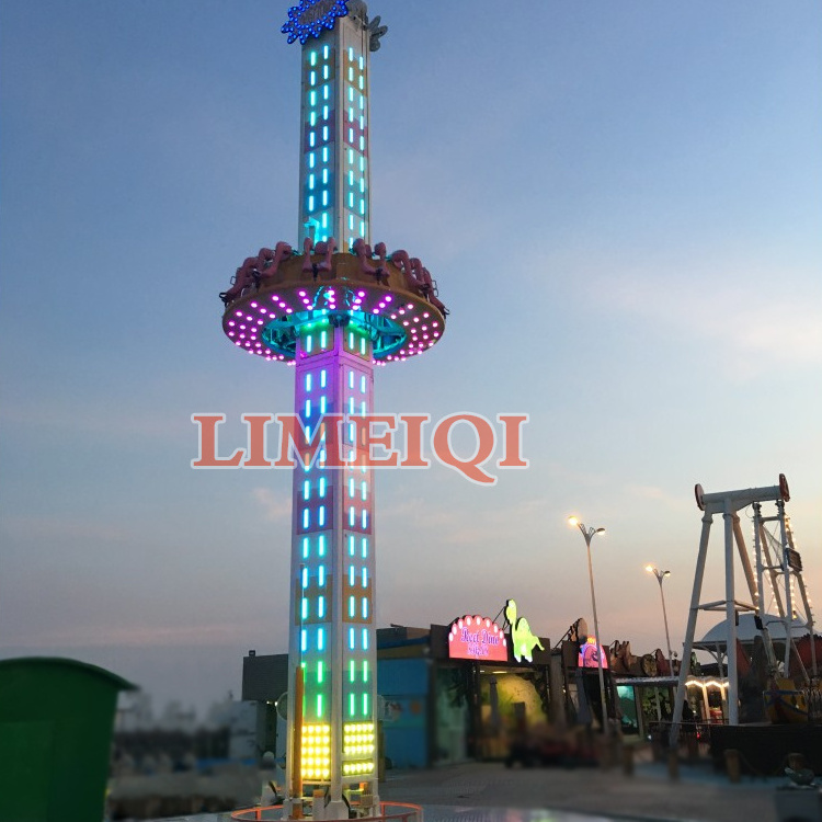 amusement equipment ride free fall tower theme park drop tower rides for sale amusement sky flying tower rides