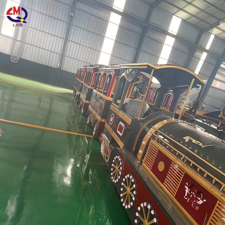 Amusement rides!!!park fun shopping mall train trackless fiberglass train rides for kids children train diesel for street