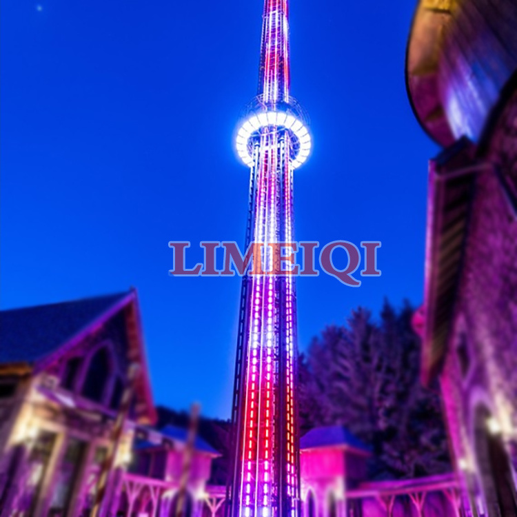 amusement equipment ride free fall tower theme park drop tower rides for sale amusement sky flying tower rides