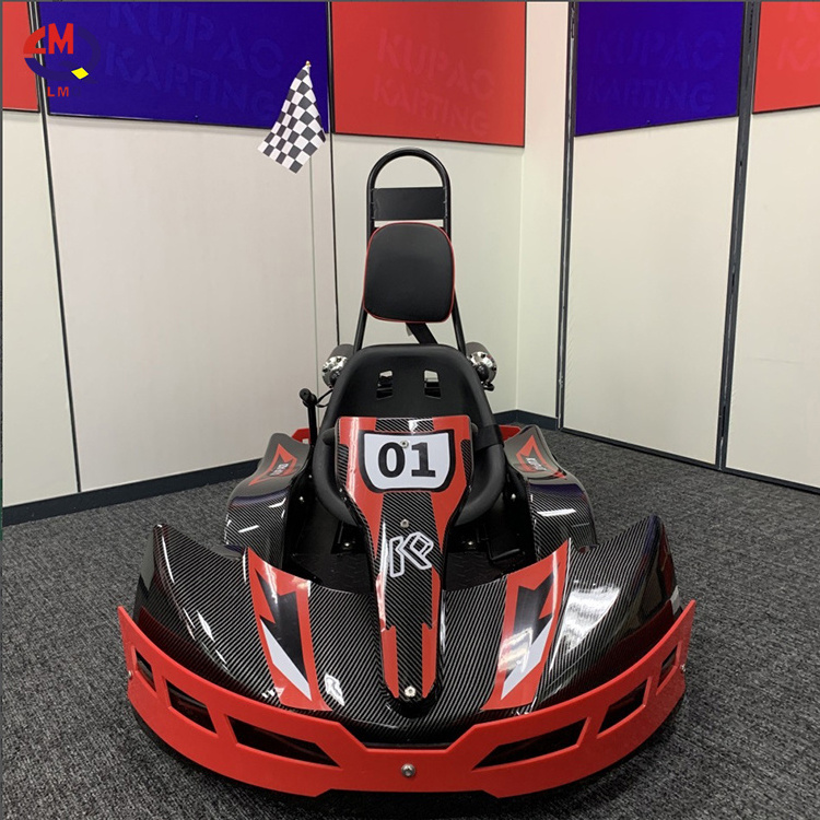 Electric Racing Go Karting Cars 350W Double Driving Big Power Pedal Go Karts For Kids Adult 48V 12Ah Go Kart