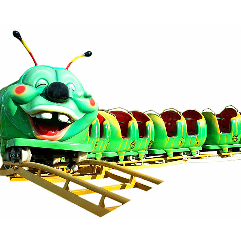 Attractive indoor amusement theme park rides roller coaster for kids